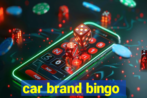 car brand bingo